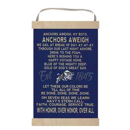Jardine - Midshipmen 12'' x 20'' Fight Song Banner Sign - Navy