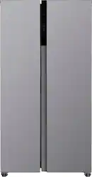 Frigidaire - 21.4 Cu. Ft. Side-by-Side Counter-Depth Refrigerator with Fresh Storage Crispers Drawer - Fingerprint-Resistant Stainless Look - Front_Zoom