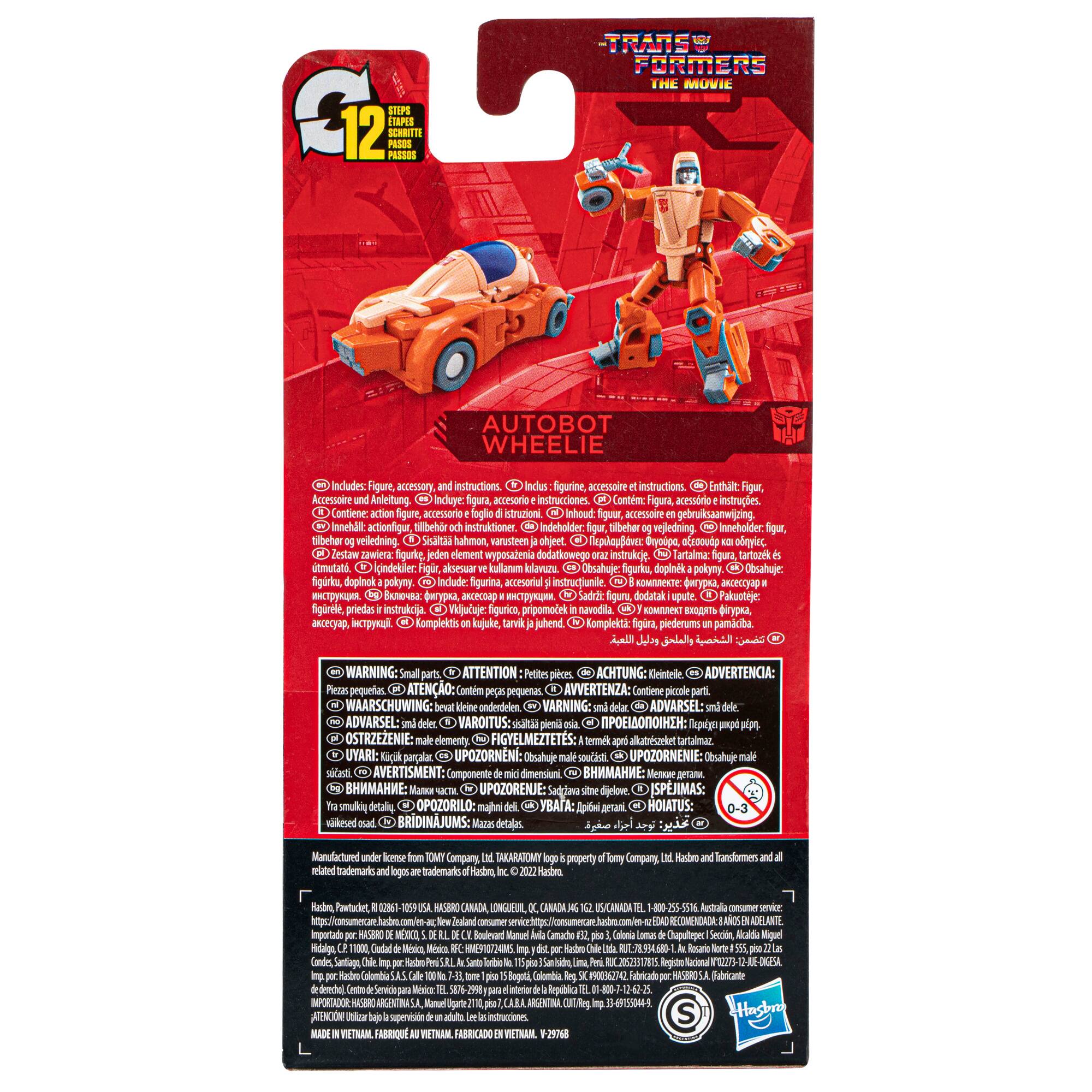 Alt View 14. Transformers - Studio Series Core Class The Transformers: The Movie Autobot Wheelie.