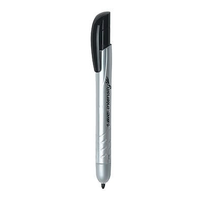 Alt View 4. BIC America - BIC Intensity Retractable Permanent Markers, Fine Tip, 12/Pack - Black.