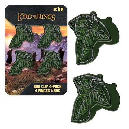 ICUP THE LORD OF THE RINGS BAG CLIP 4-PACK 4 PINCES À SAC