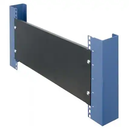 Front. RackSolutions - RackSolutions 4U Economy Blanking Panel 10-Pack - Black.
