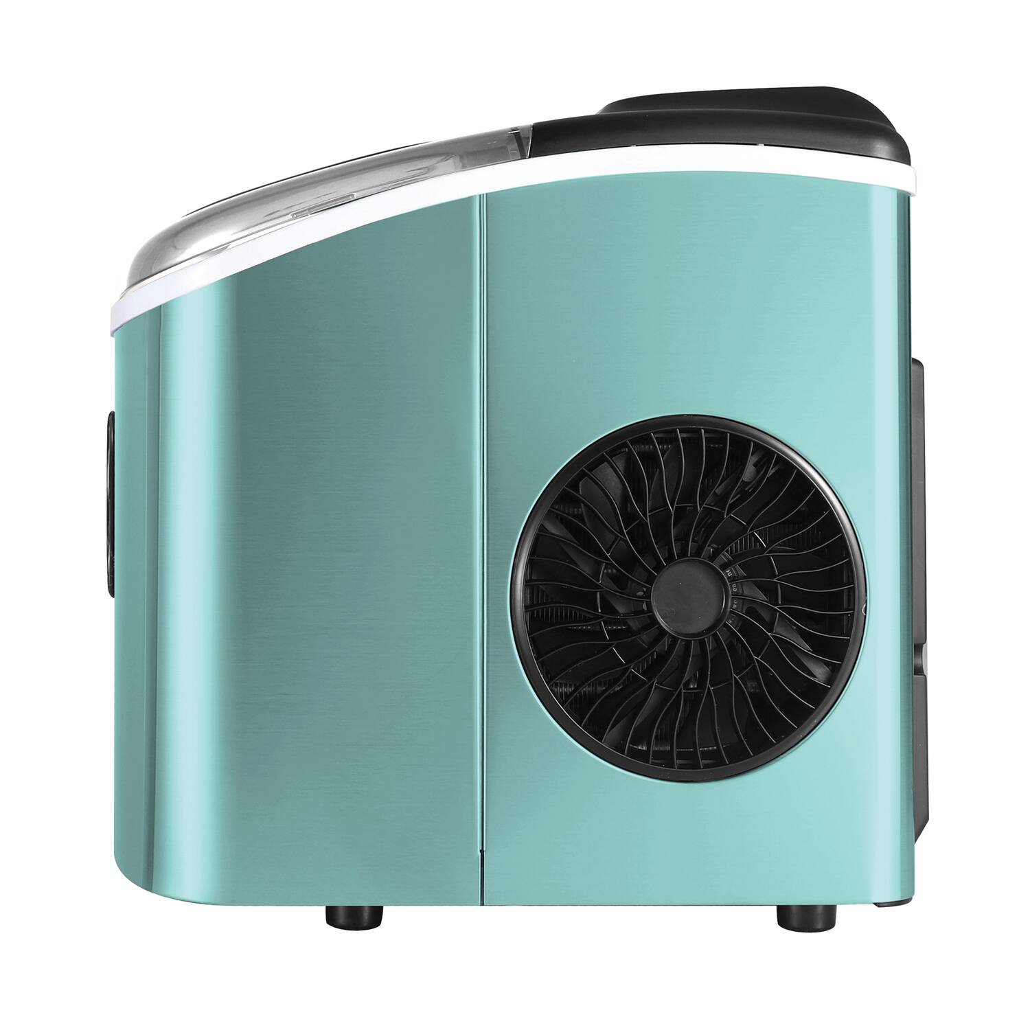 Back. Frigidaire - Frigidaire Efic103-ssblue Stainless Steel Ice Maker, 26 Lbs. Per Day - blue.