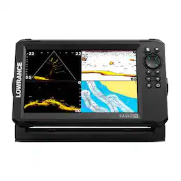 Lowrance - Eagle Eye 9" Fishfinder with Live Sonar, Chirp Sonar, and DownScan - BLack