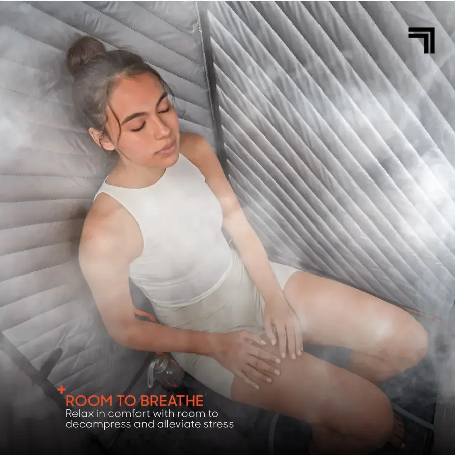 ROOM TO BREATHE Relax in comfort with room to decompress and alleviate stress