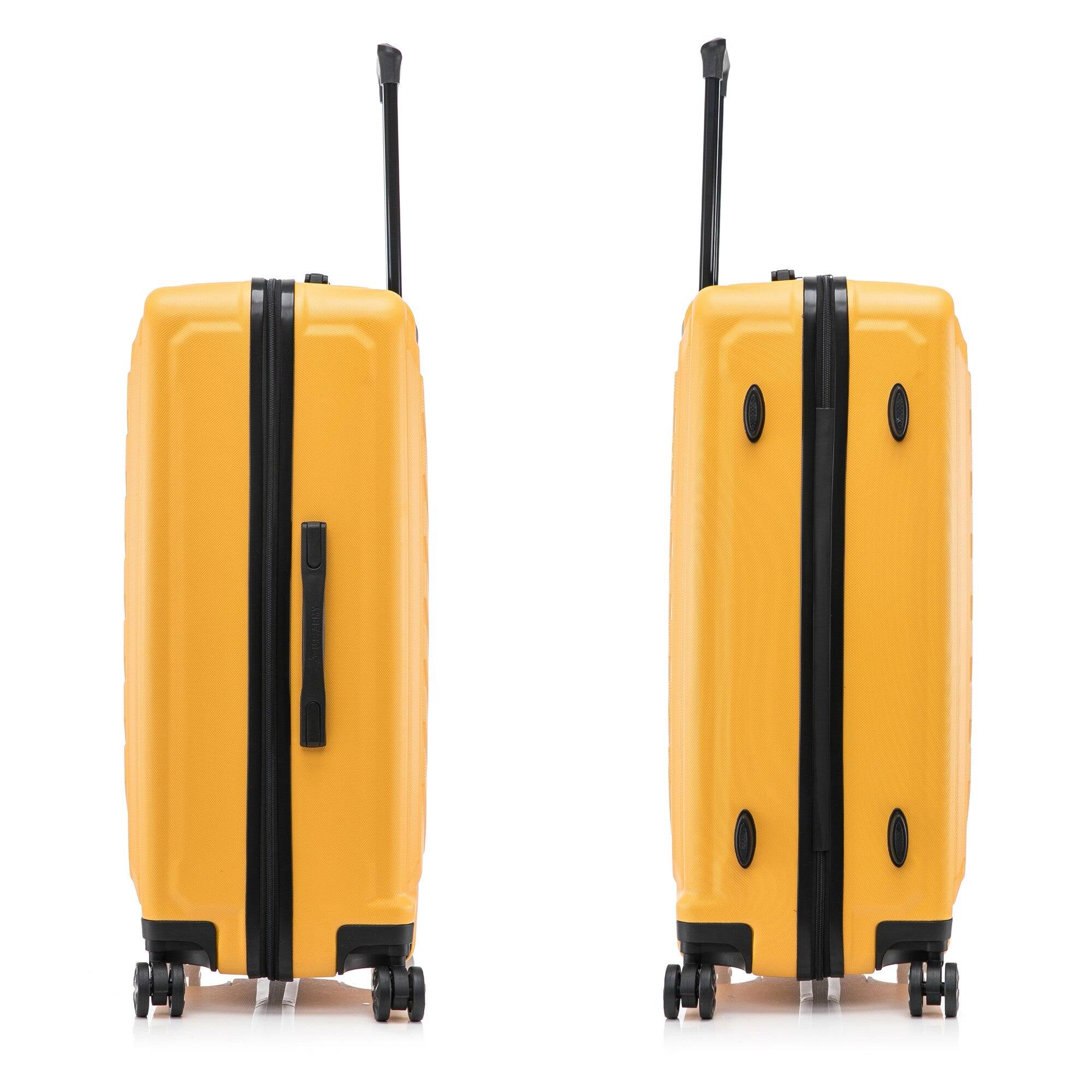 Alt View 5. US Army - FOX 3-Piece Luggage Set 20”/24”/28” - MUSTARD.