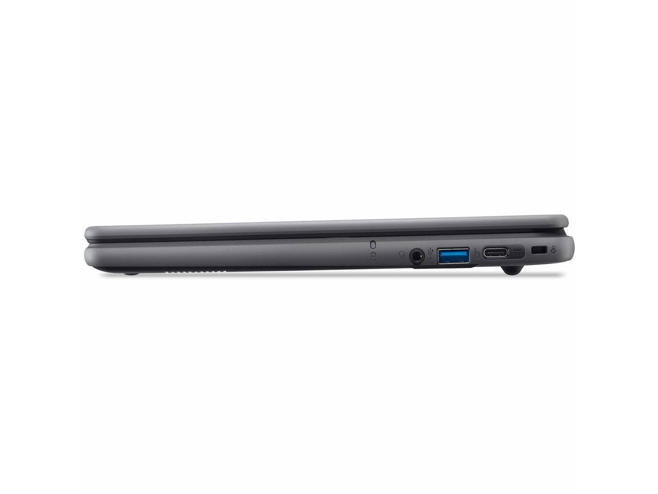 Alt View 1. Acer - Acer Chromebook 511 11.6" Touchscreen Laptop, Intel N150, 8GB RAM, 64GB SSD, HD 60Hz, Black - Black.