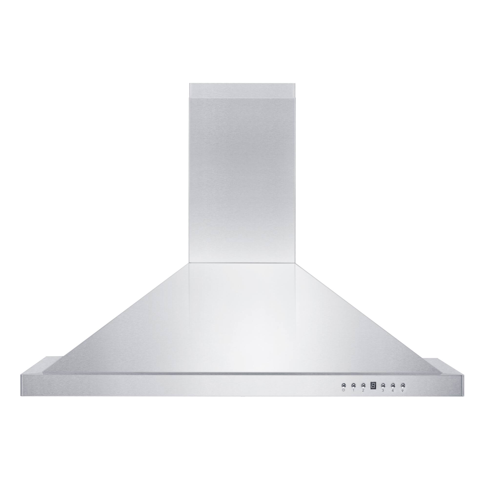 Alt View 11. ZLINE - ZLINE 42 in. Convertible Vent Wall Mount Range Hood in Stainless Steel with Crown Molding (KBCRN-42) - Stainless steel.