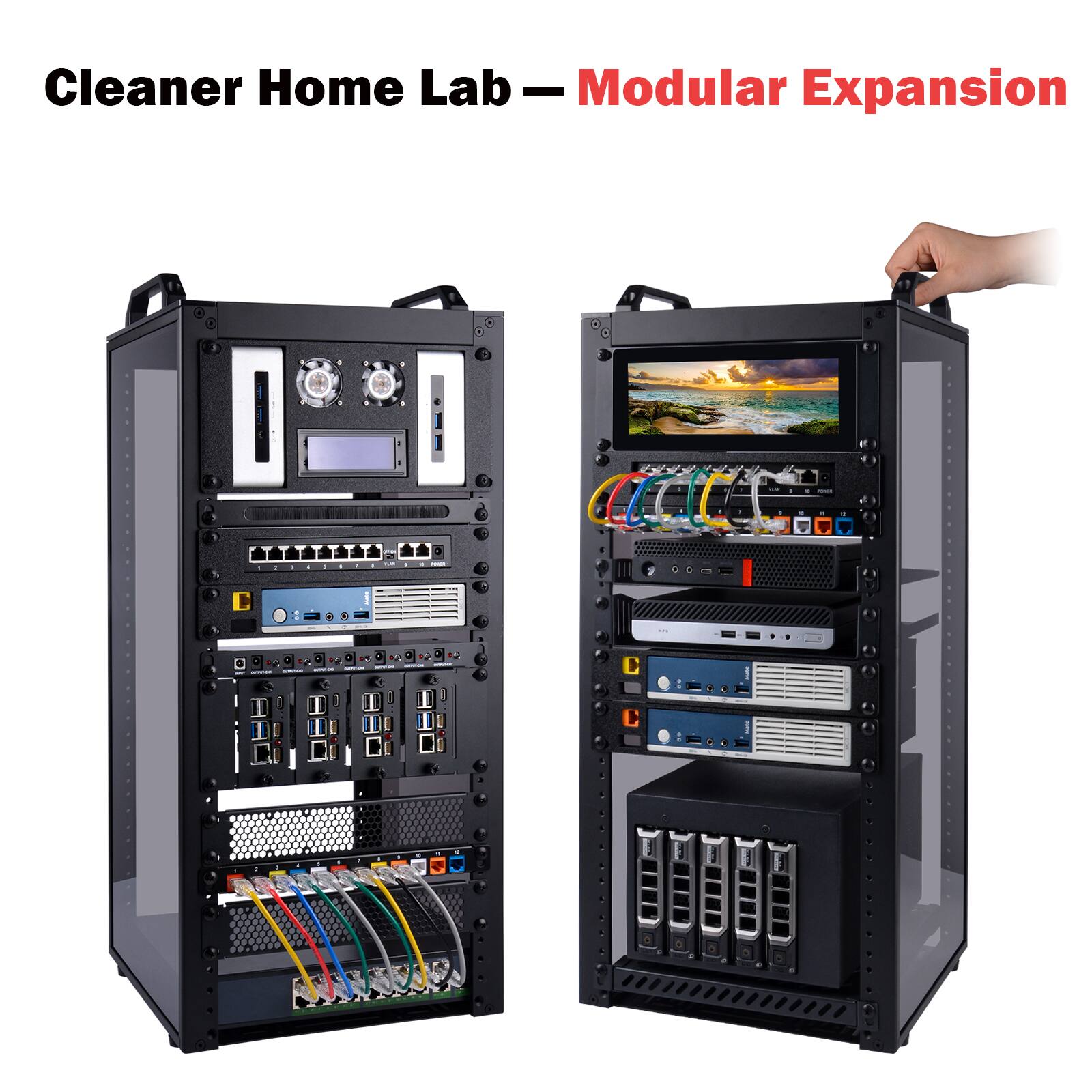 Cleaner Home Lab - Modular Expansion