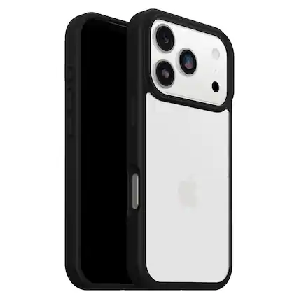 Front. OtterBox - Profile Series Hard Shell for Apple iPhone 17 Pro - Black.