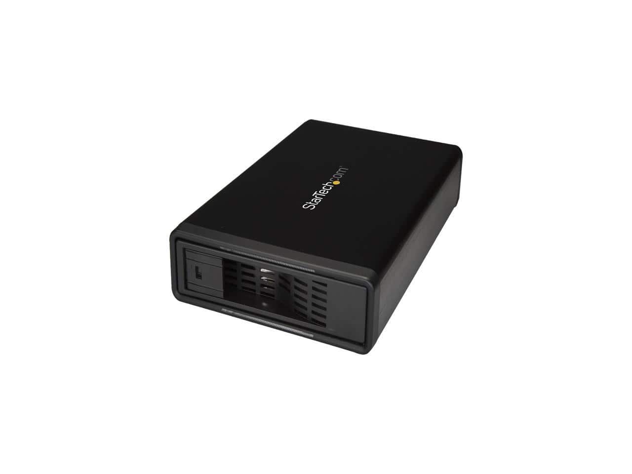StarTech.com - StarTech eSATA Enclosure for 3.5in SATA HDD - USB 3.0/eSATA - Metal Trayless HDD Enclosure