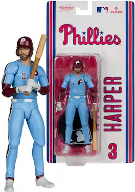 DC Direct - McFarlane SportsPicks - MLB - Bryce Harper (Philadelphia Phillies) 6" Action Figure - COLLECTIBLES - Multicolor