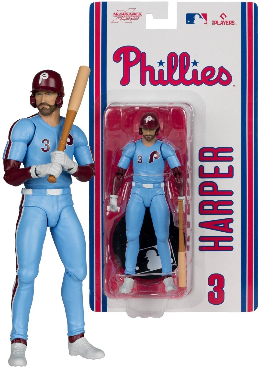 McFarlane SportsPicks - MLB - Bryce Harper (Philadelphia Phillies) 6" Action Figure - COLLECTIBLES