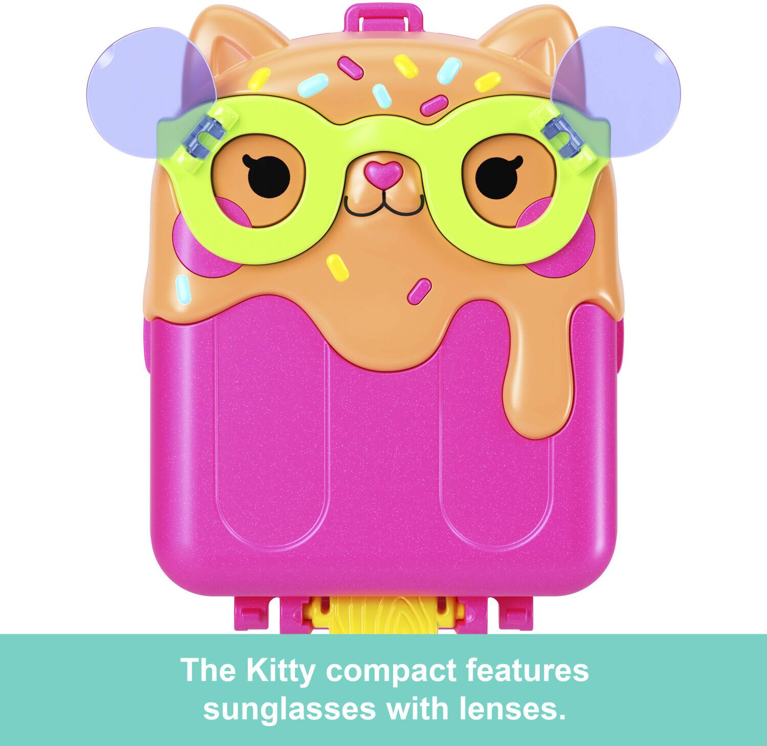 Mattel Polly Pocket: Pocket Kitty Popsicle Resort Compact