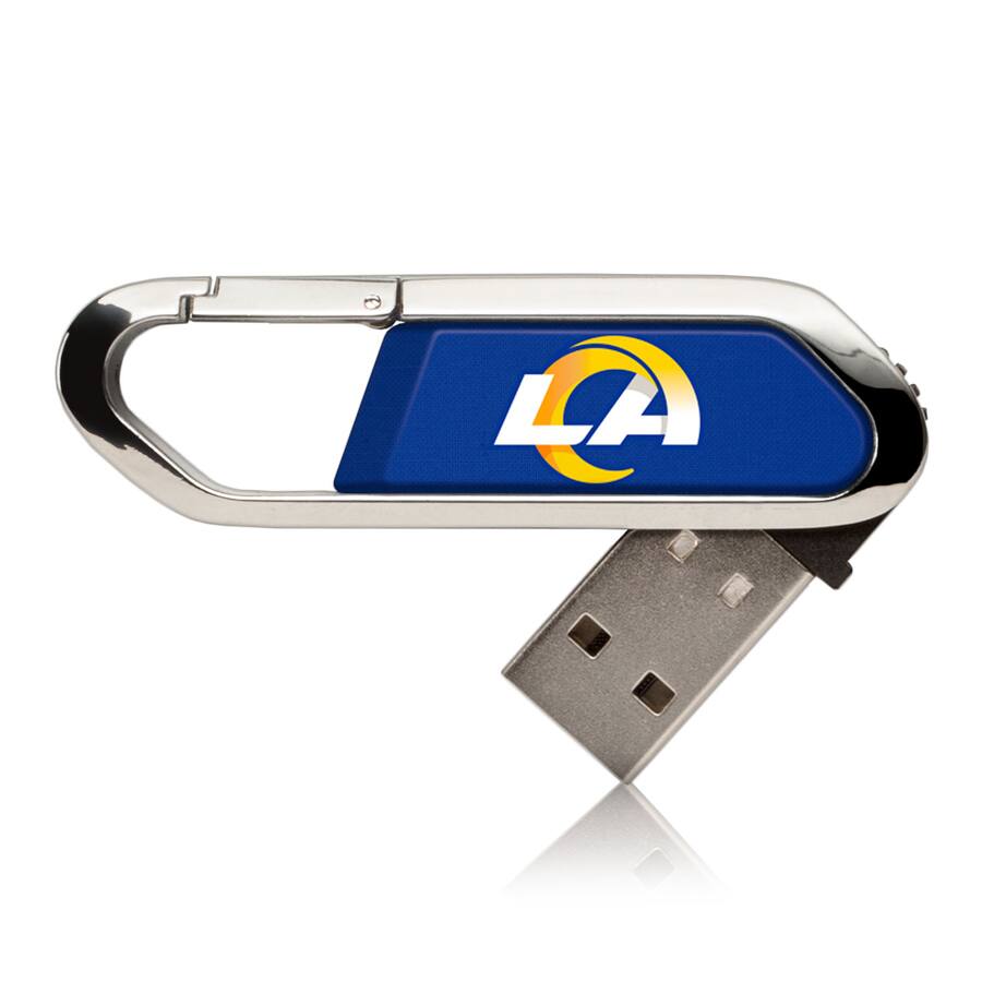 Keyscaper Los Angeles Rams Solid Clip USB Flash Drive 16 GB USB C ...