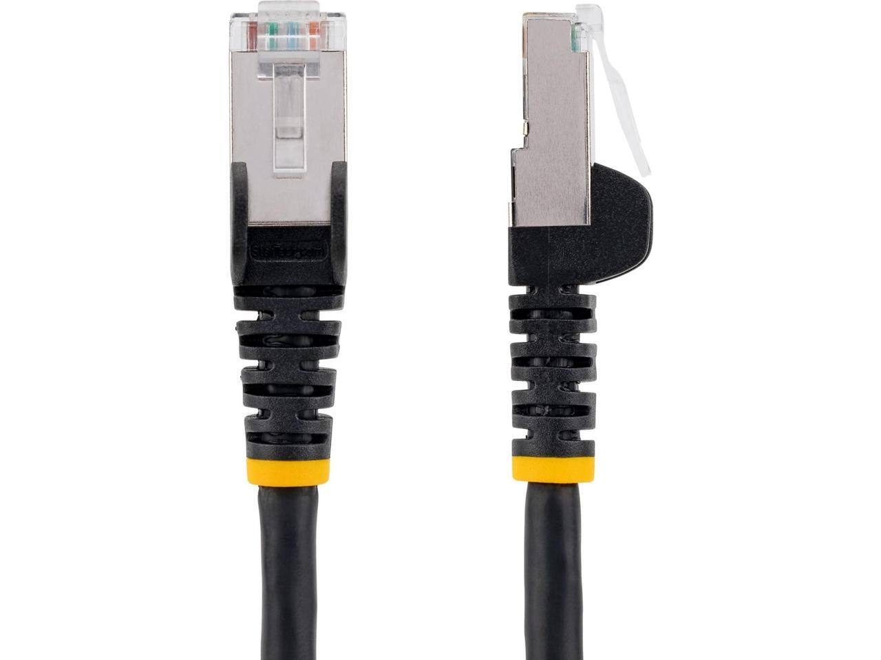 Alt View 1. StarTech.com - StarTech 8ft CAT6a Snagless S/FTP Network Patch Cable Black NLBK8FCAT6APATCH.