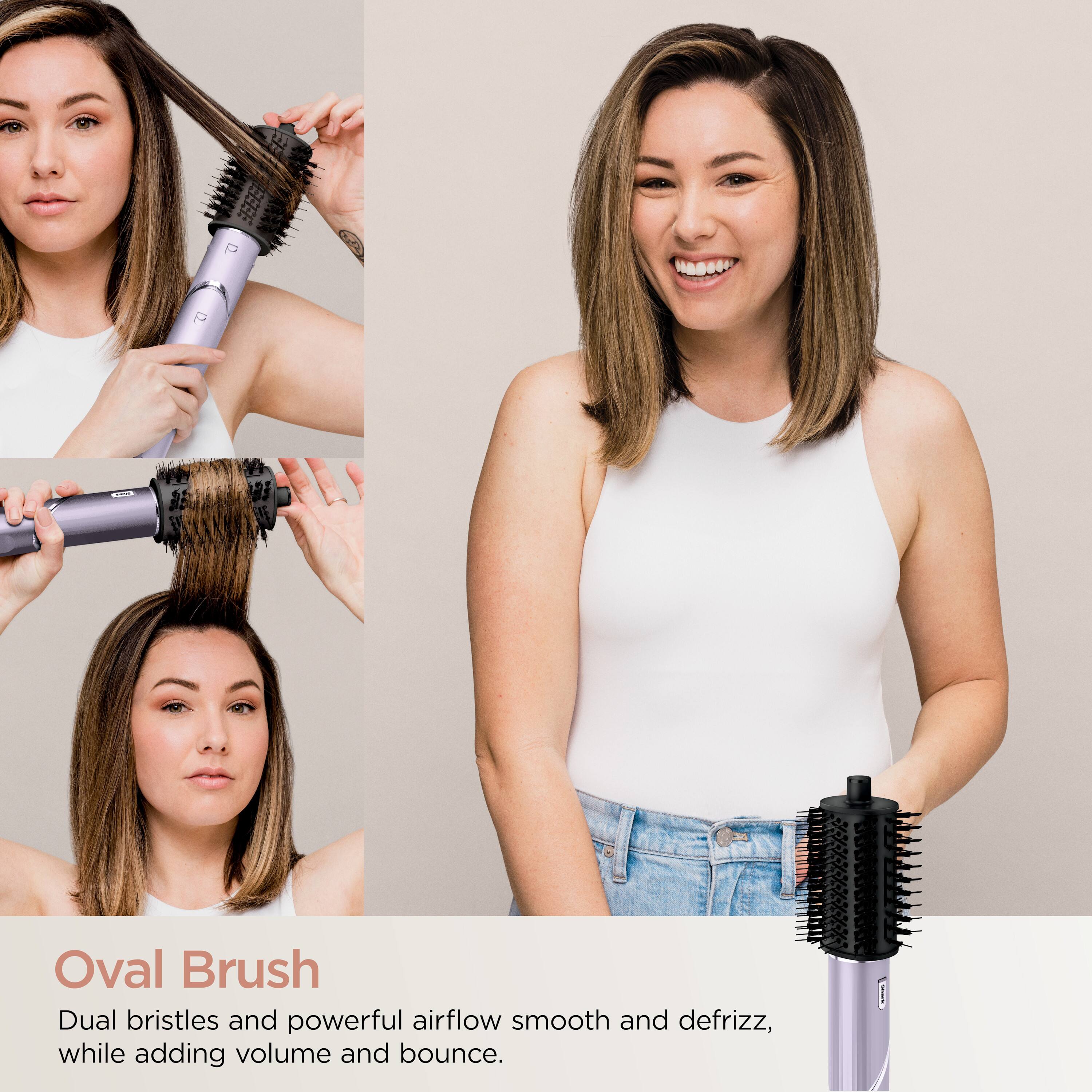 Oval Brush

Dual bristles and powerful airflow smooth and defrizz, while adding volume and bounce.