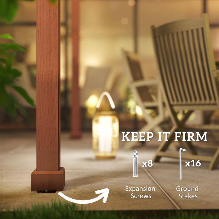 KEEP IT FIRM  
x8  
Expansion Screws  
x16  
Ground Stakes