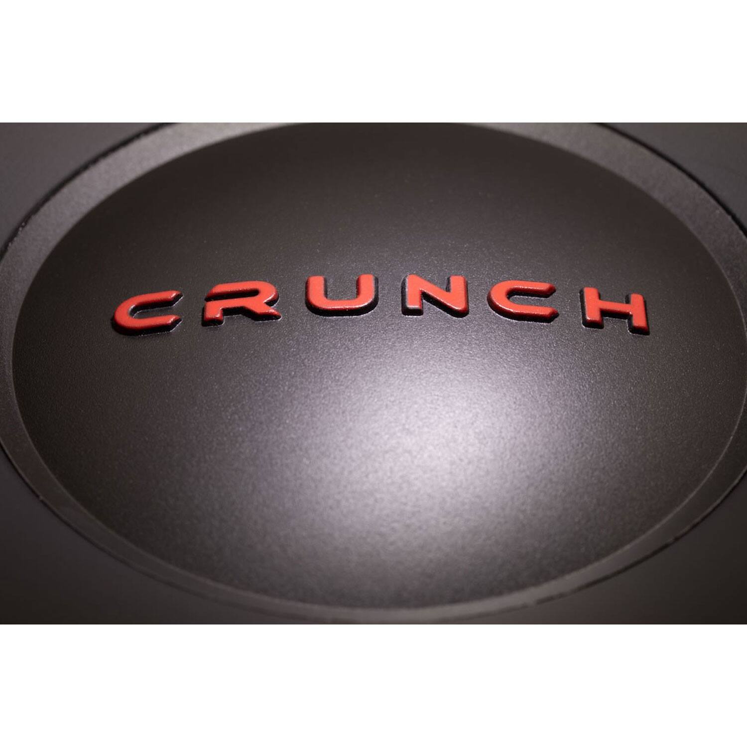 Alt View 5. Crunch - Crunch 12" 800 W 4 Ohm Car Subwoofer Speaker (2 Pack) w/ Audio Stereo Amplifier - Black.