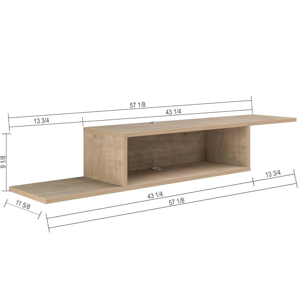 13 3/4  
57 1/8  
43 1/4  
9 1/8  
11 5/8  
43 1/4  
57 1/8