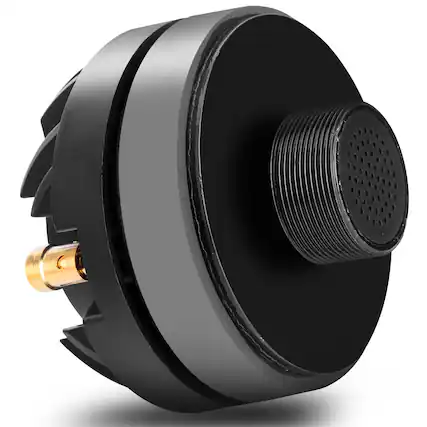 Front. Pyle - Pyle PDS122 1.5” Tweeter Horn Driver, 500W Peak, 250W RMS, 8 Ohm, 95dB, Aluminum Voice Coil.