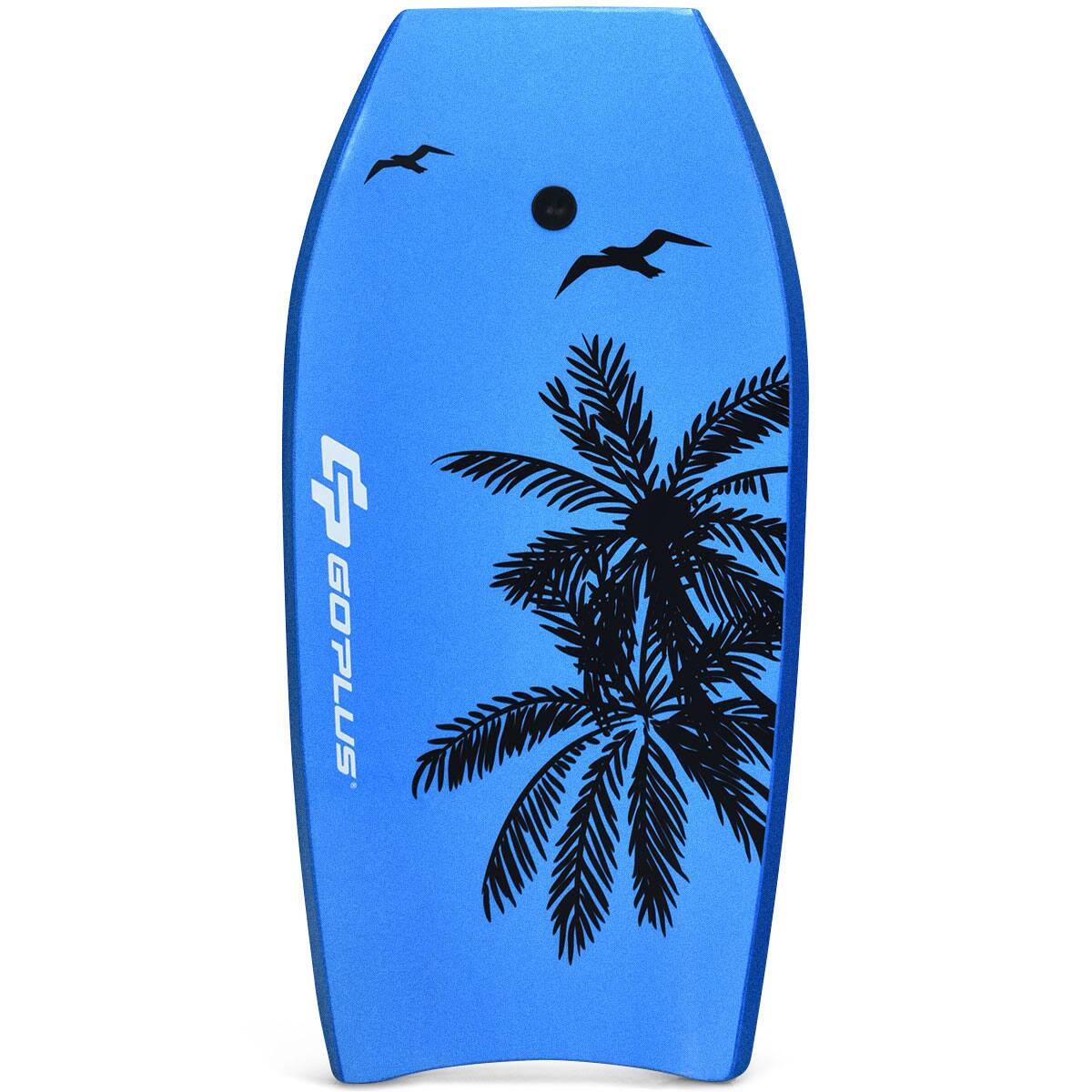 Alt View 9. GOPLUS - Goplus 37" Super Lightweight Bodyboard Surfing W/Leash EPS Core Boarding IXPE - Blue.