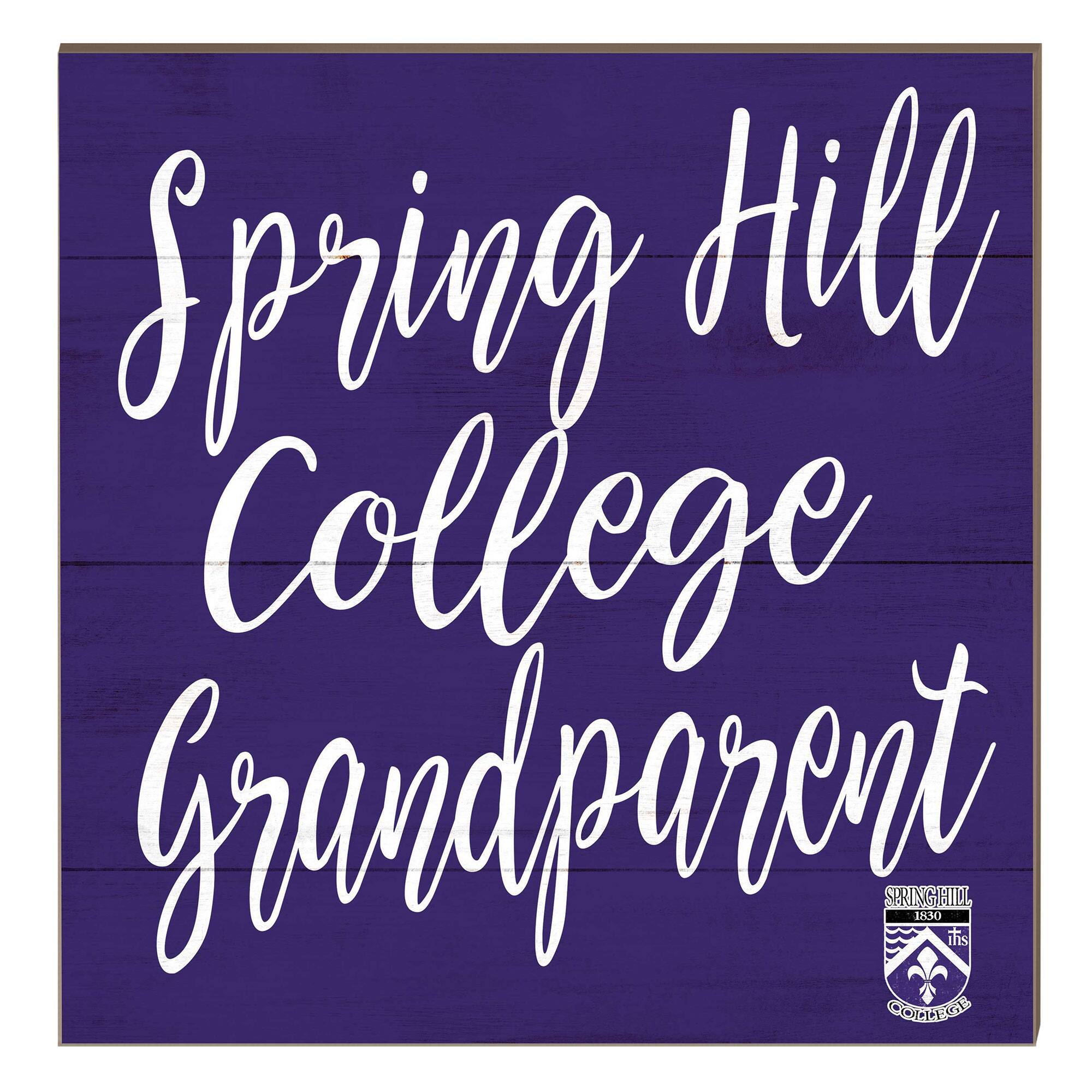 Spring Hill Badgers 10" x 10" Grandparent Plaque
