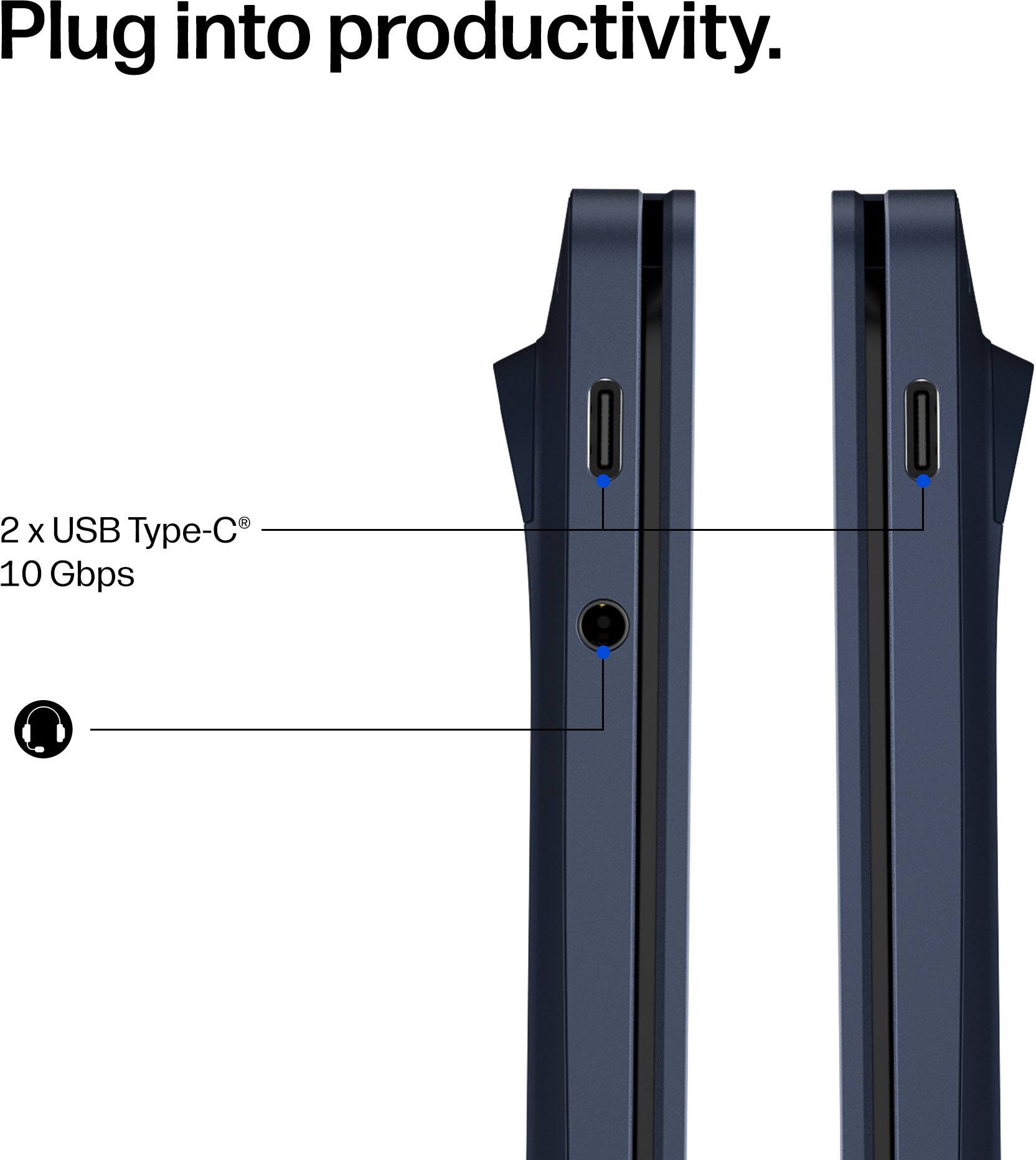 Plug into productivity.

2 x USB Type-C® 10 Gbps
