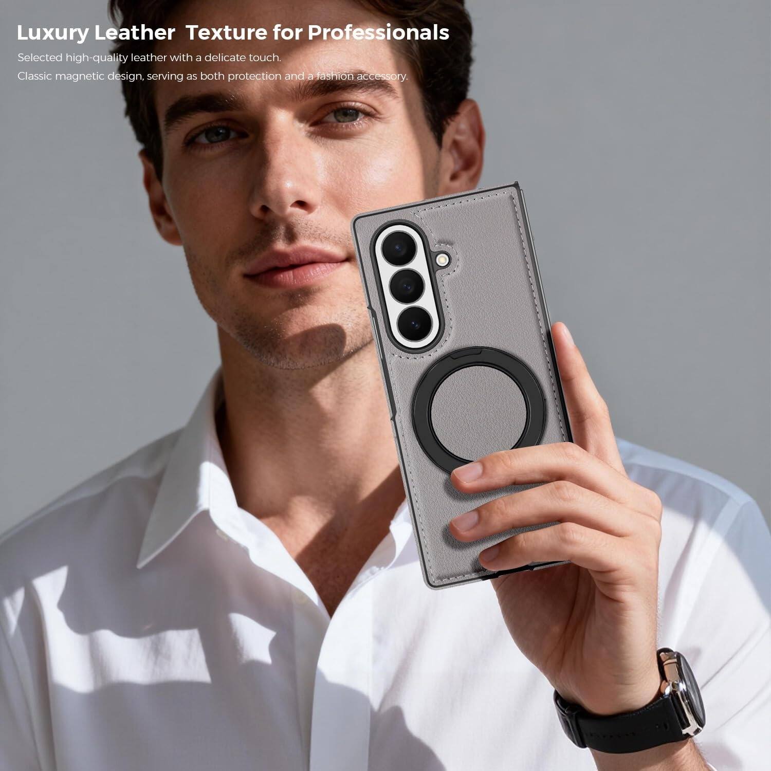 Luxury Leather Texture for Professionals

Selected high-quality leather with a delicate touch.

Classic magnetic design, serving as both protection and a fashion accessory.