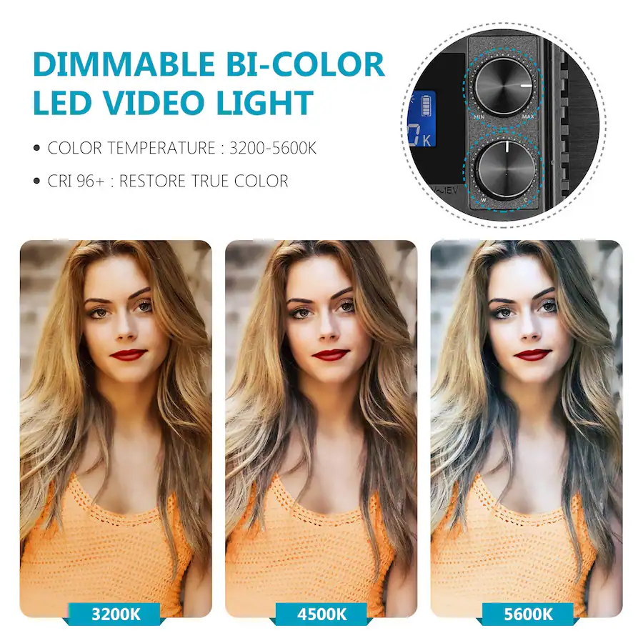 Colors In Roder For Led Neewer 660 LED Bi Color Light w/ LCD Screen - Best Buy