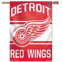 WinCraft - Detroit Red Wings 28" x 40" Wordmark Single-Sided Vertical Banner - Multicolor