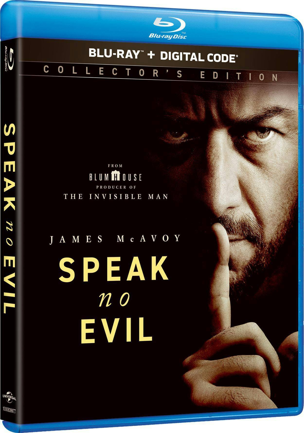 Angle. Speak No Evil - Collector's Edition Blu-ray + Digital [Blu-ray].