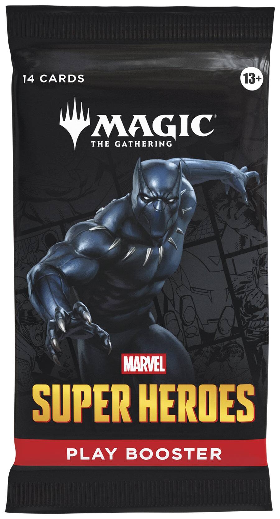 14 CARDS 13+ MAGIC THE GATHERING MARVEL SUPER HEROES PLAY BOOSTER