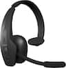 Front. BlueParrott - Pro B450 Wireless Bluetooth Mono Headset with 98% AI Voice Isolation Mics, ANC audio, and All-Day Comfort - Black.