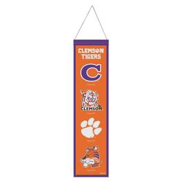 WinCraft - Clemson Tigers 8" x 32" College Vault Evolution Banner - Multicolor