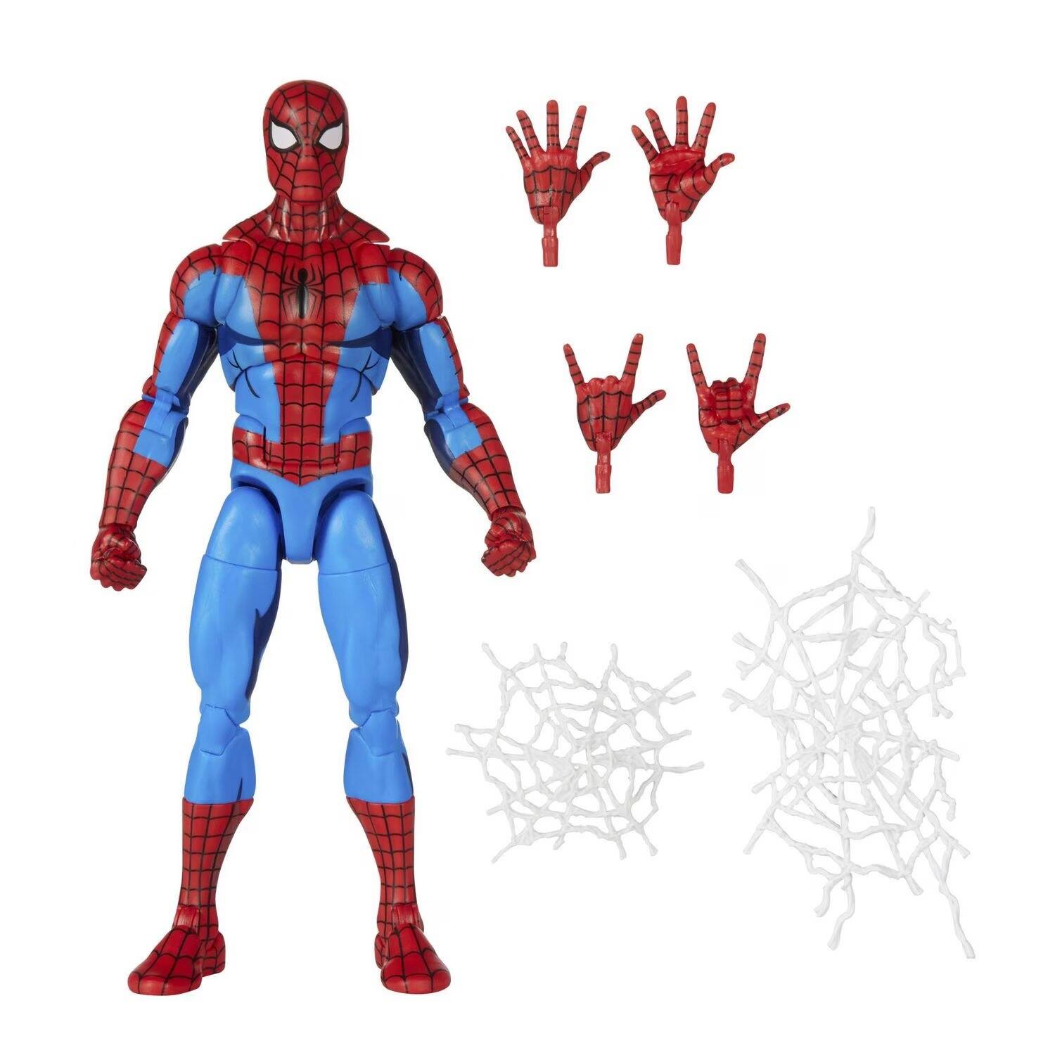 Front. Marvel - Spider-Man: Marvel Legends Series Cel Shaded Action Figure with 6 Accessories (6") - Multicolor.