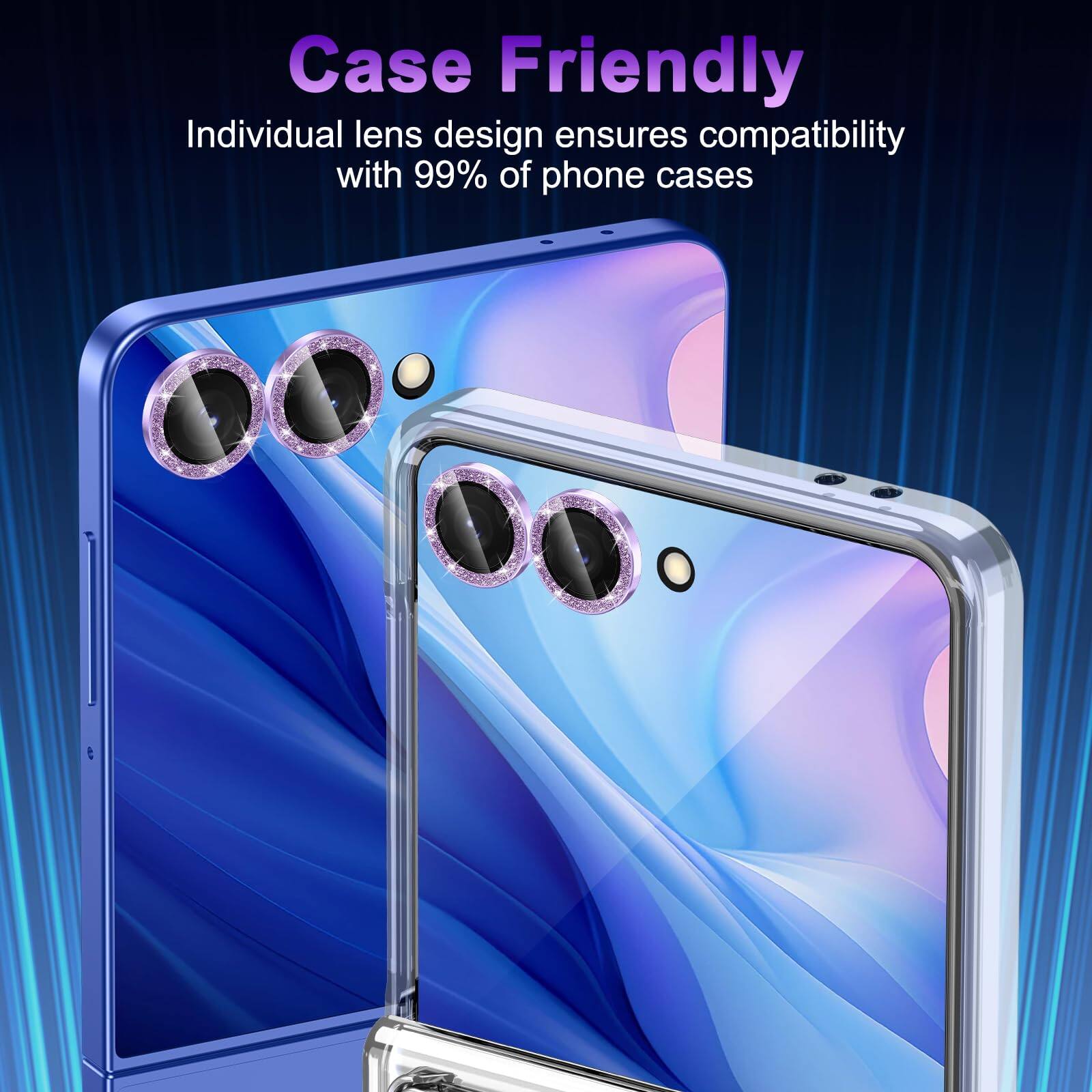 Case Friendly

Individual lens design ensures compatibility with 99% of phone cases