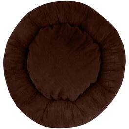 PetMaker - 30in Donut Dog Bed for Medium Pets - DarkBrown
