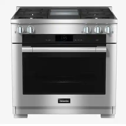 Front. Miele - HR 1936-3 LP DF GD - Stainless Steel.
