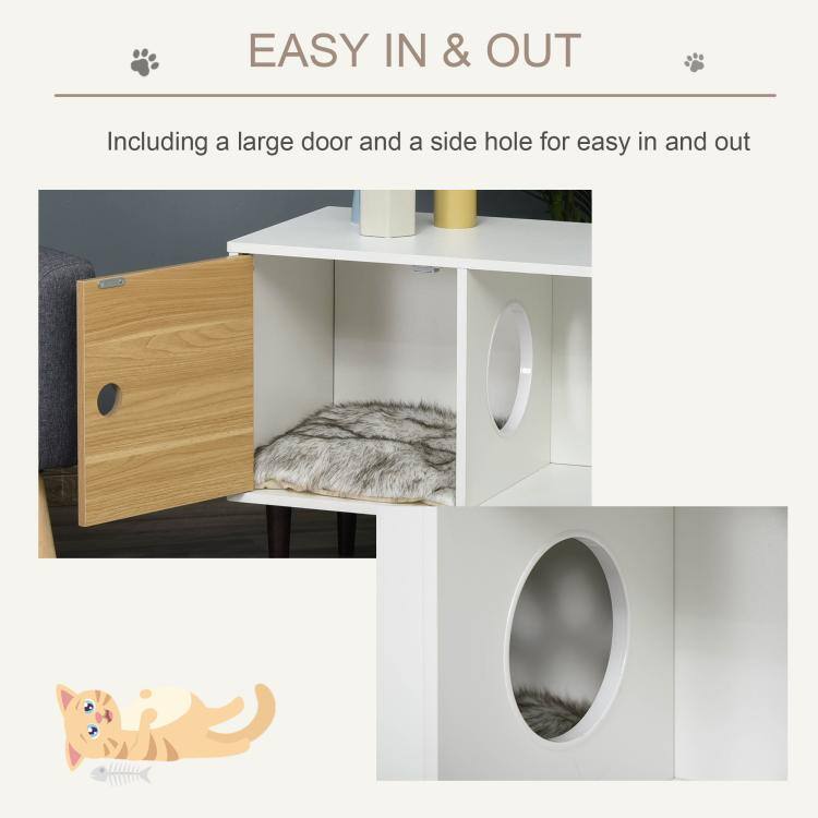 EASY IN & OUT

Including a large door and a side hole for easy in and out