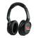 Back. Minelab - Minelab ML 80 Wireless Bluetooth Technology Headphones with USB and Aux Cable - Black.