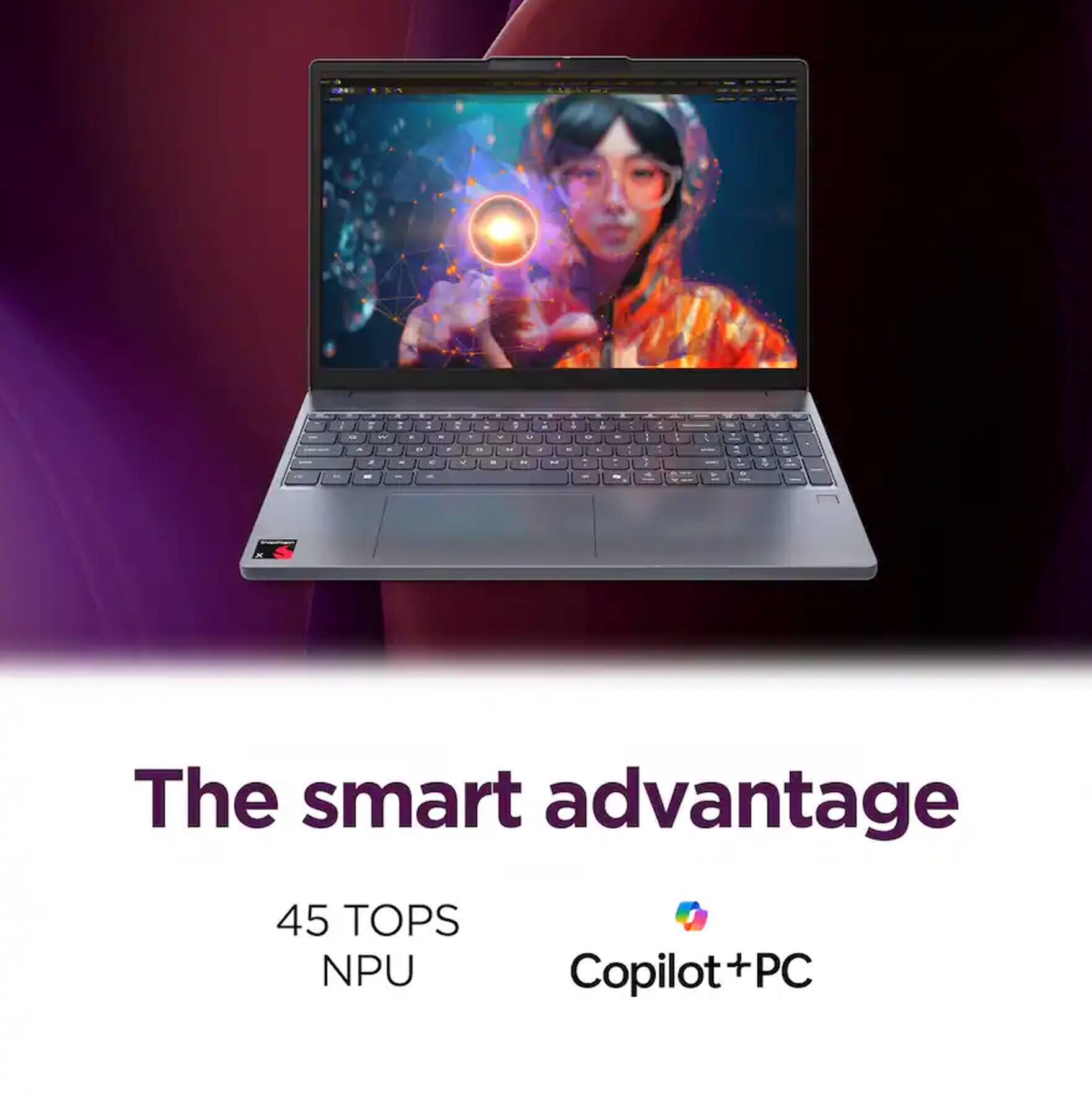 The smart advantage  
45 TOPS NPU  
Copilot + PC