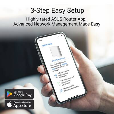 Buy ASUS ZenWiFi BE5000 Dual Band WiFi 7 (802.11be) Mesh
