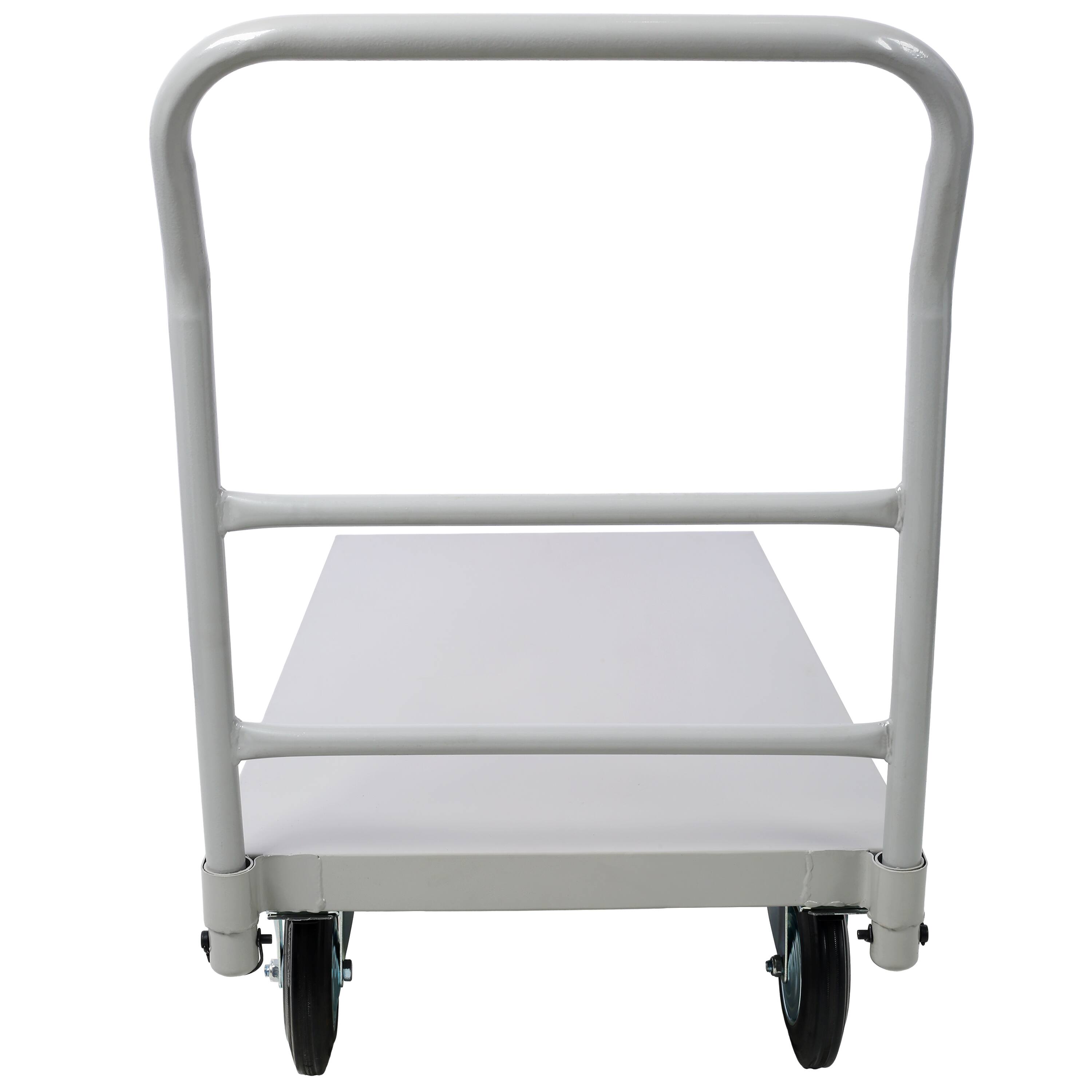 Alt View 1. LOVMOR - 24 x 48 in. Platform Truck Flatbed Cart with Wheels, 2000-Lb Capacity - Gray.