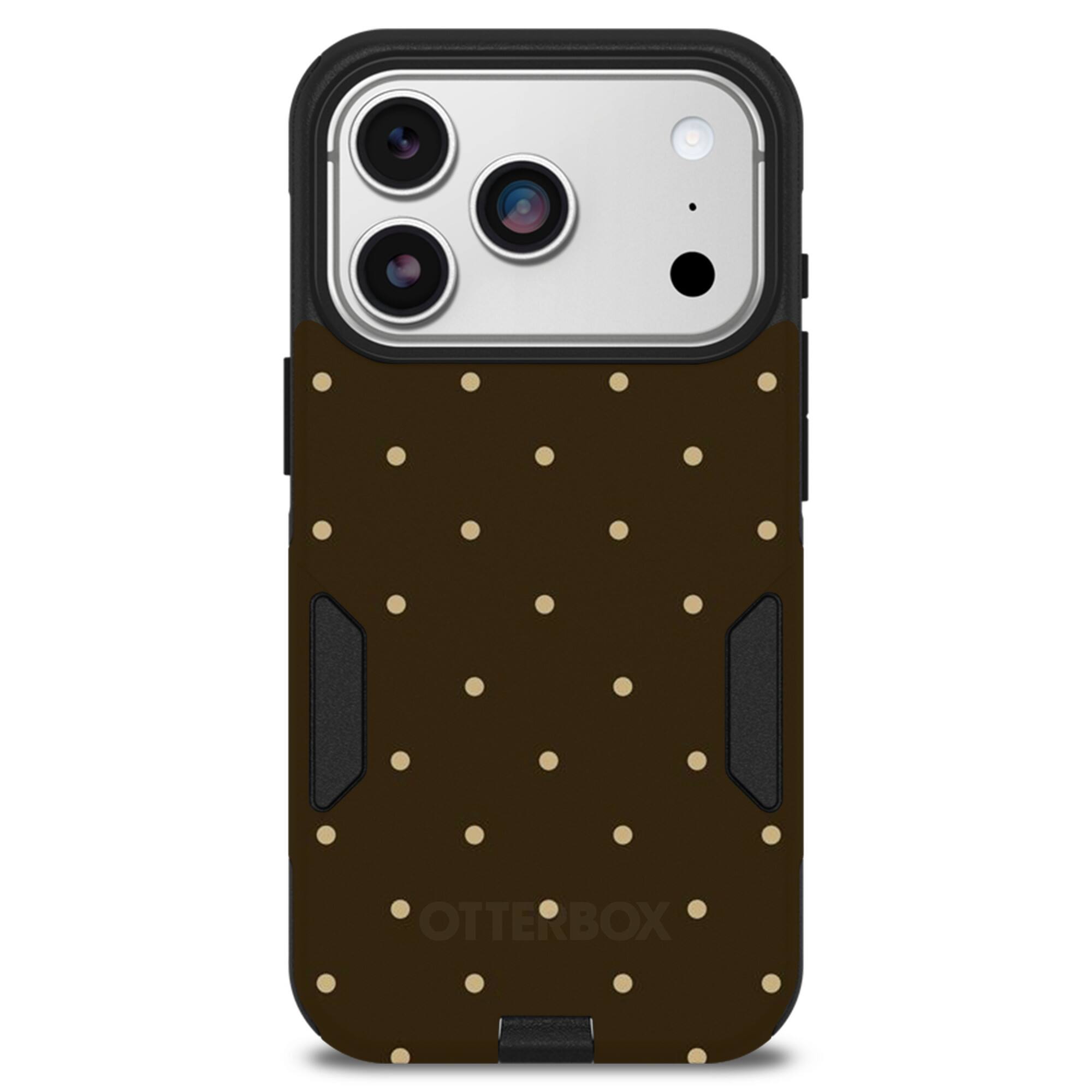 OtterBox - Artist Edition MagSafe Commuter Series Case for iPhone 17 Pro - Espresso Polka Dots price history on PriceWatchPro