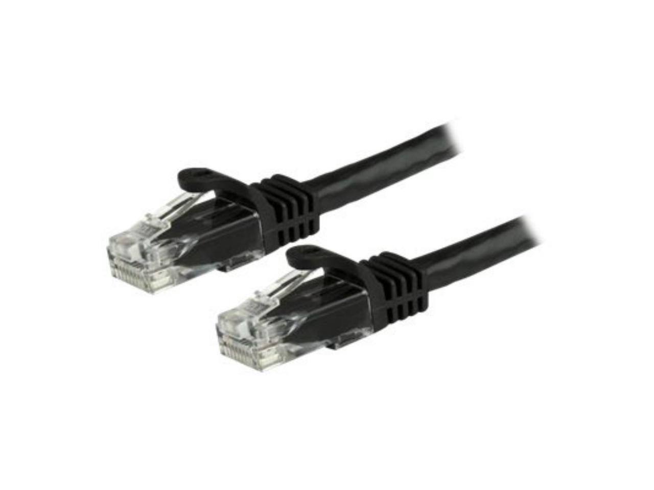 Alt View 3. StarTech.com - StarTech.com N6PATCH50BK 50 ft. Cat 6 Black Snagless Cat6 UTP Patch Cable - ETL Verified.