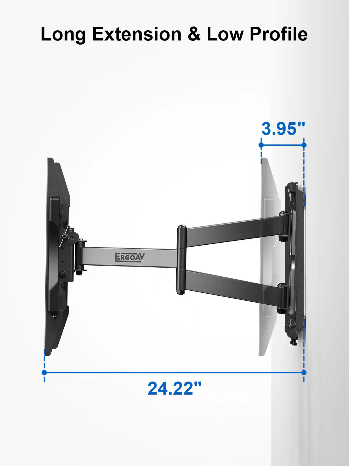 Long Extension & Low Profile

3.95"

24.22"