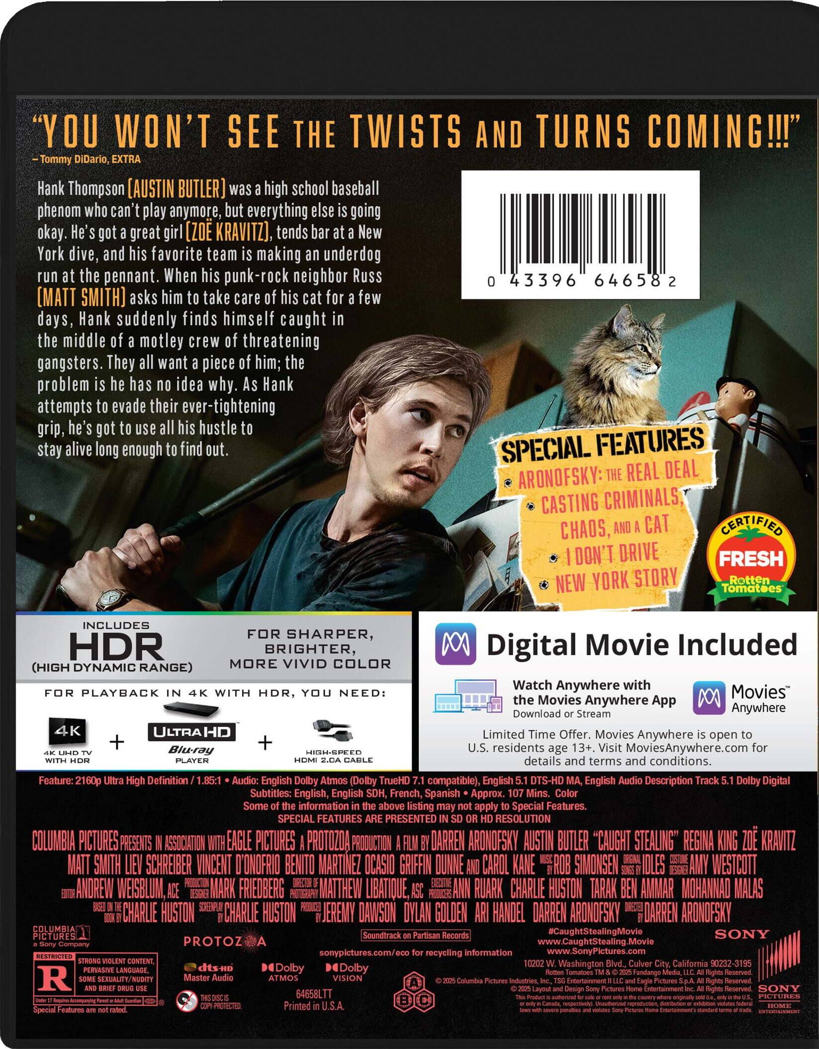 Alt View 1. Bad   Bunny - Caught Stealing   - 4K Blu-Ray.