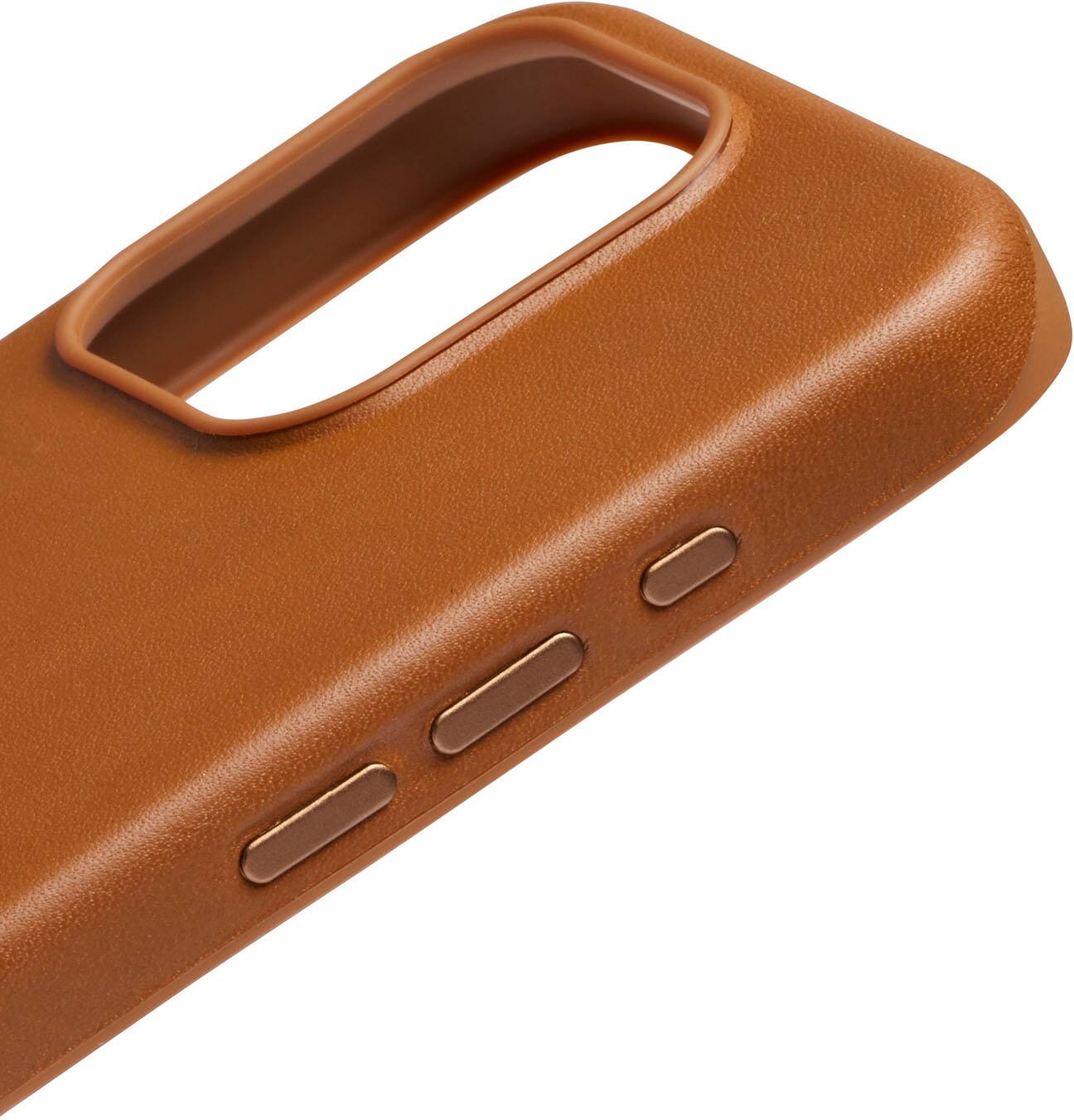 Alt View 1. Bellroy - iPhone 15 Pro Max Leather Phone Case - Terracotta.