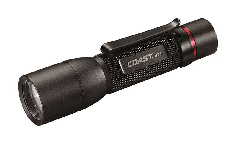 Coast - HX5 130 lm Black LED Flashlight AA Battery